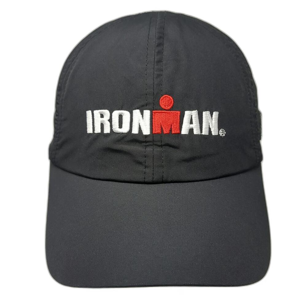 BOCO Gear Ironman Baseball Cap Black One Size Strapback Breathable Polyester hat